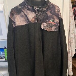 Mossy Oak Lightweight Green and Brown Shirt Jacket